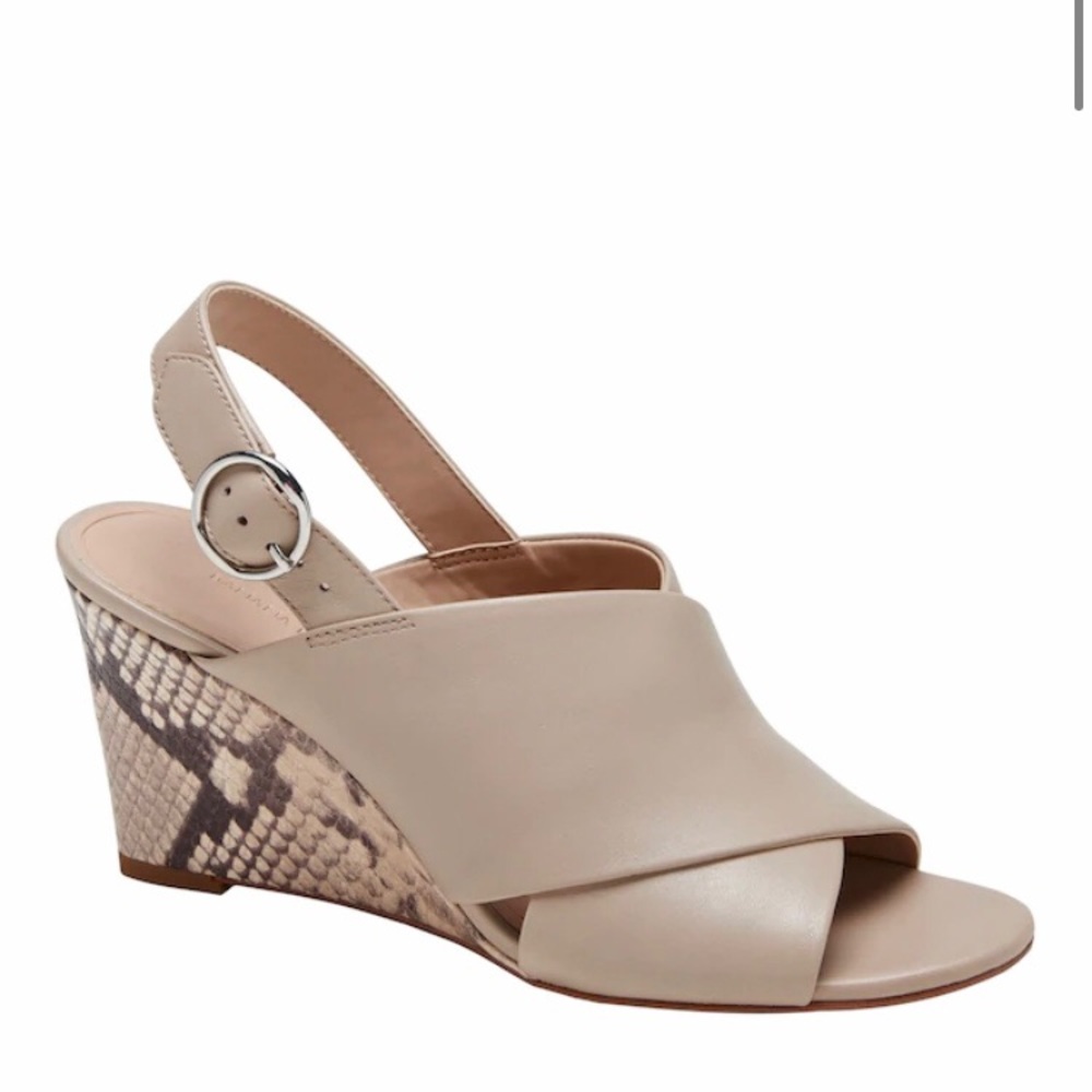 Banana Republic Crossover Wedges NEW